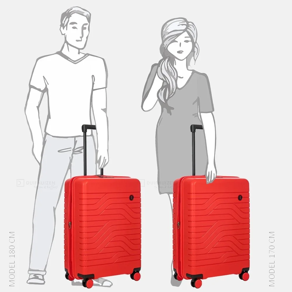 Brics Ulisse Expandable koffer 71 cm red bij Duifhuizen