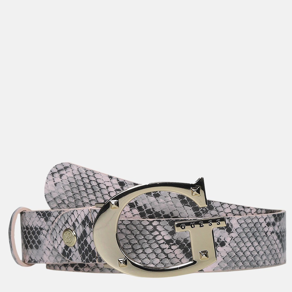 Guess Camilla riem 3.5 cm python bij Duifhuizen