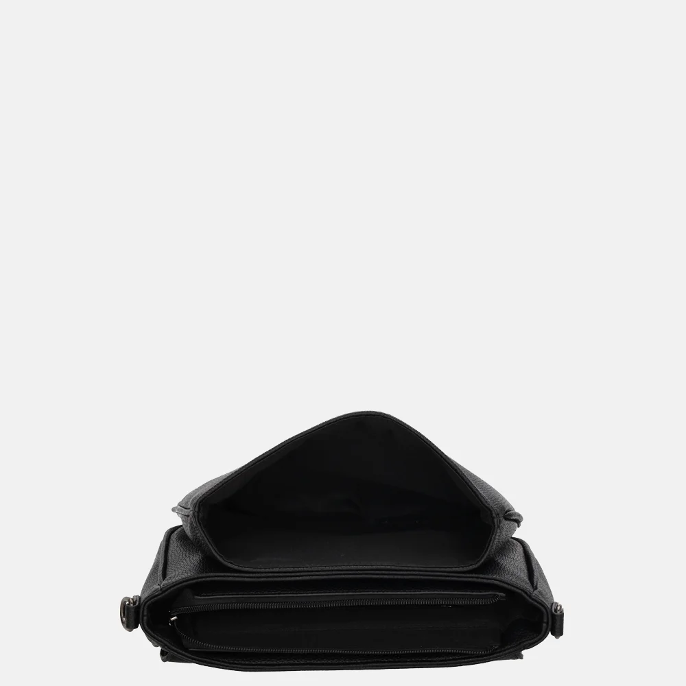 Charm London Mulberry street crossbody tas zwart bij Duifhuizen