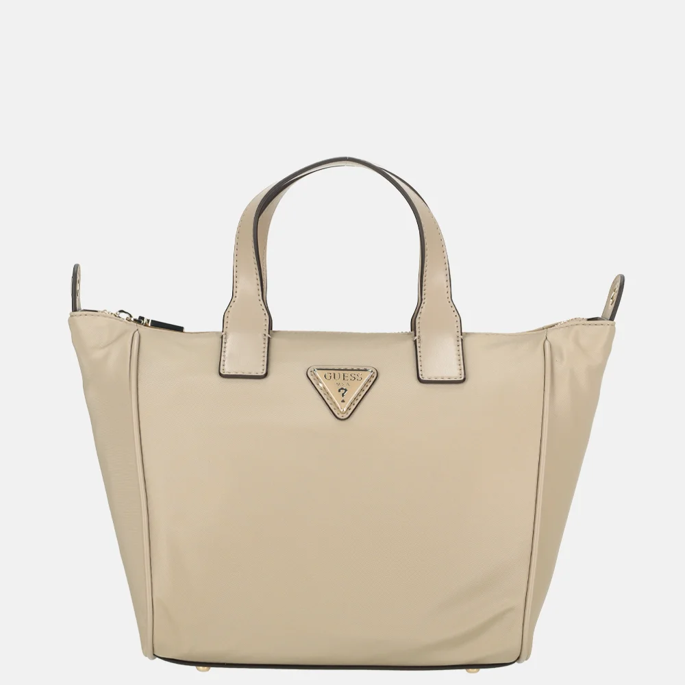 Guess Follie tote handtas S taupe bij Duifhuizen