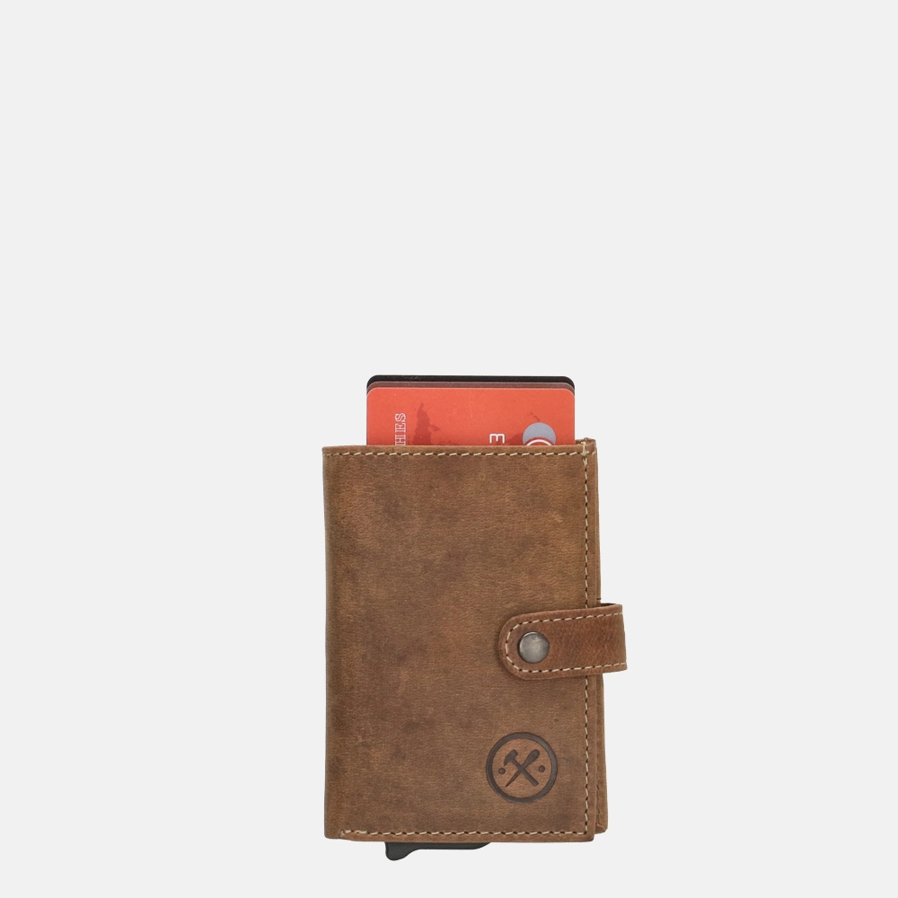 Hide & Stitches Idaho pasjeshouder bruin bij Duifhuizen