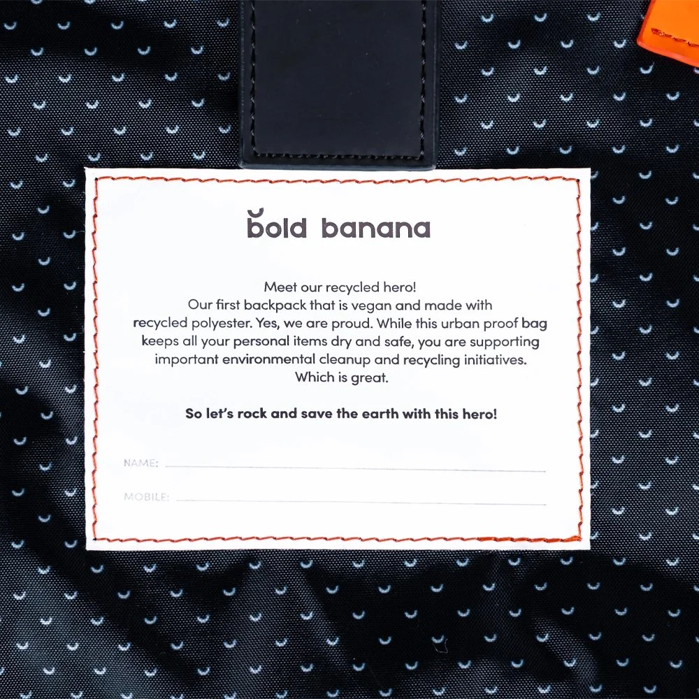Bold Banana re-Envelope rugzak black/black bij Duifhuizen