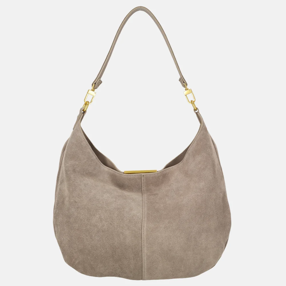Ted Baker Ammilia schoudertas taupe bij Duifhuizen