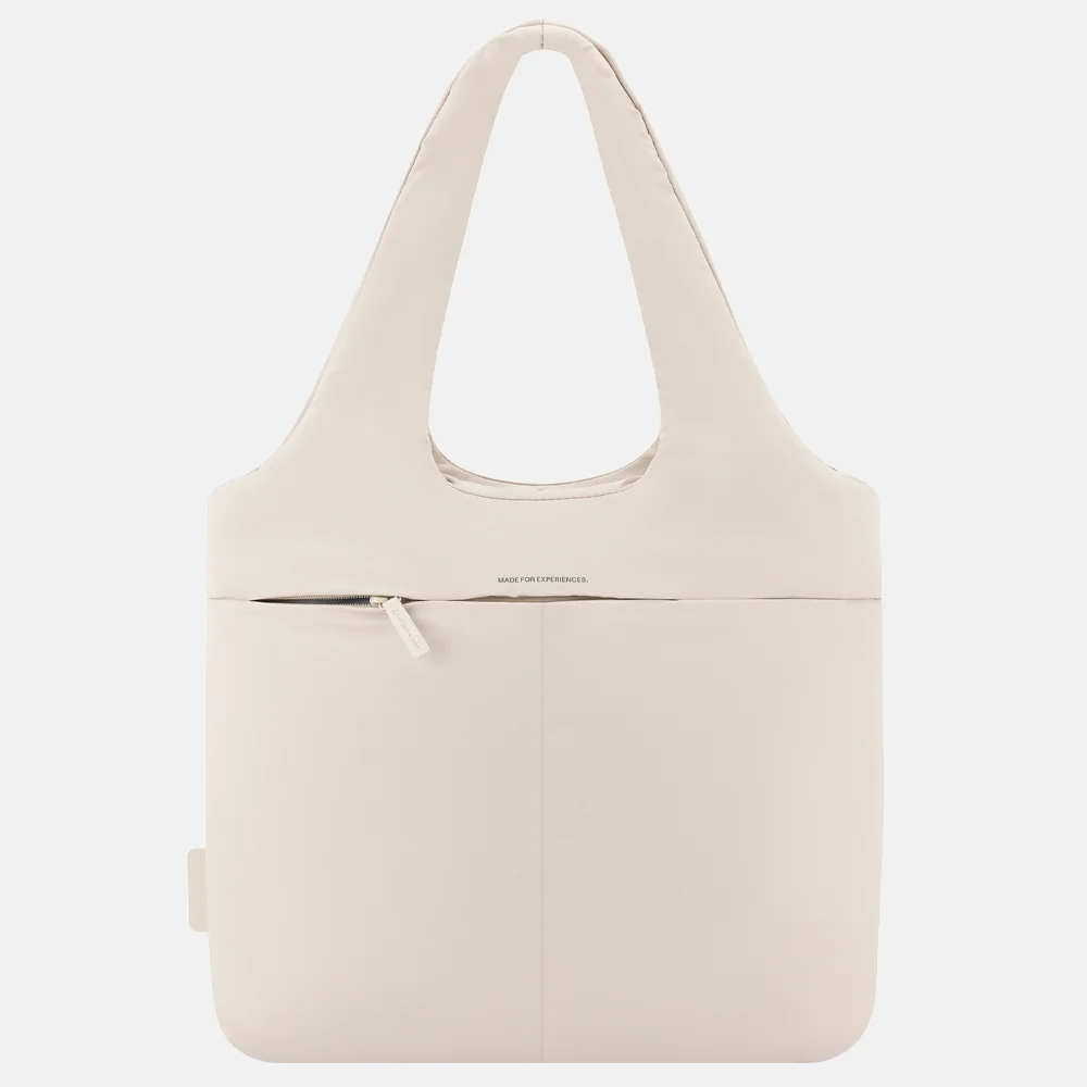Kapten & Son Skara Cloud shopper 14 inch sandstone bij Duifhuizen