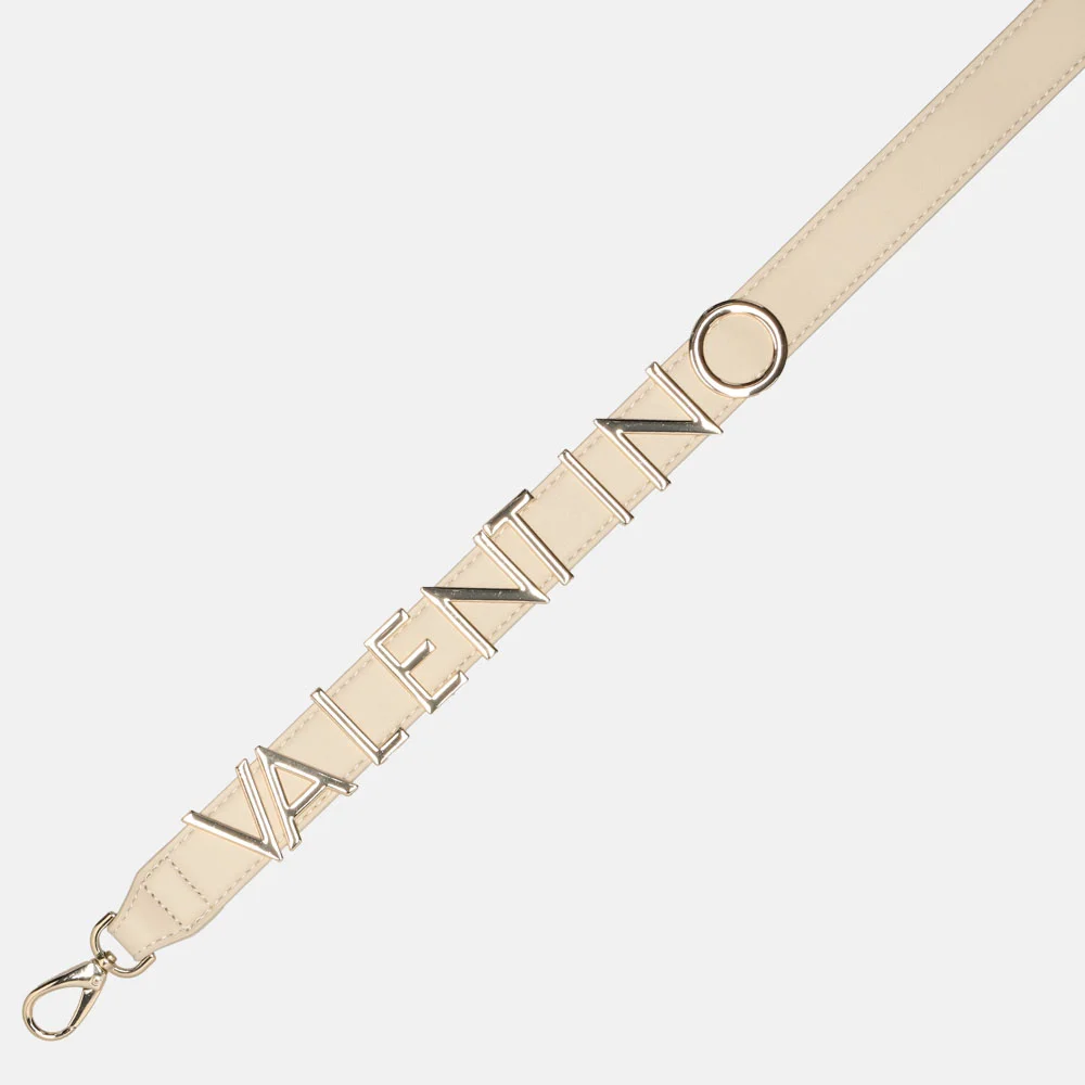 Valentino Bags Alexia schouderband ecru/oro bij Duifhuizen