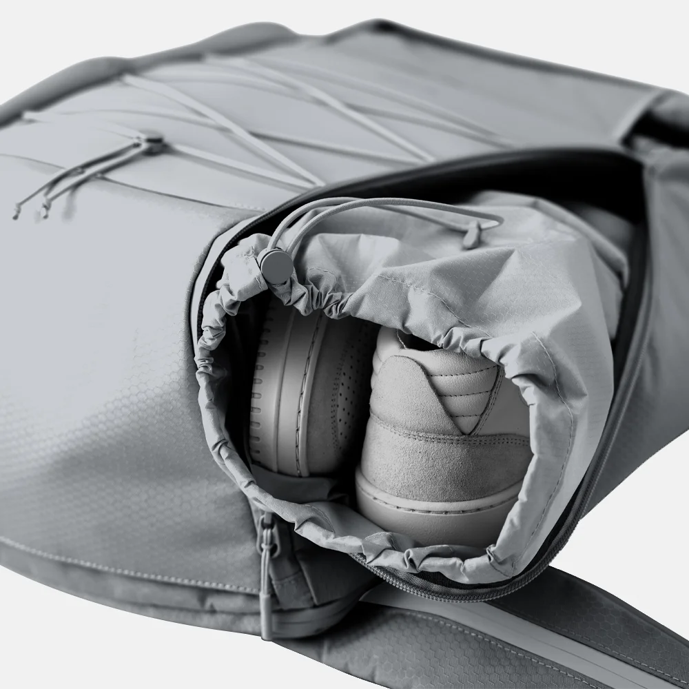 Kapten & Son Banff rugzak 16 inch stone grey bij Duifhuizen