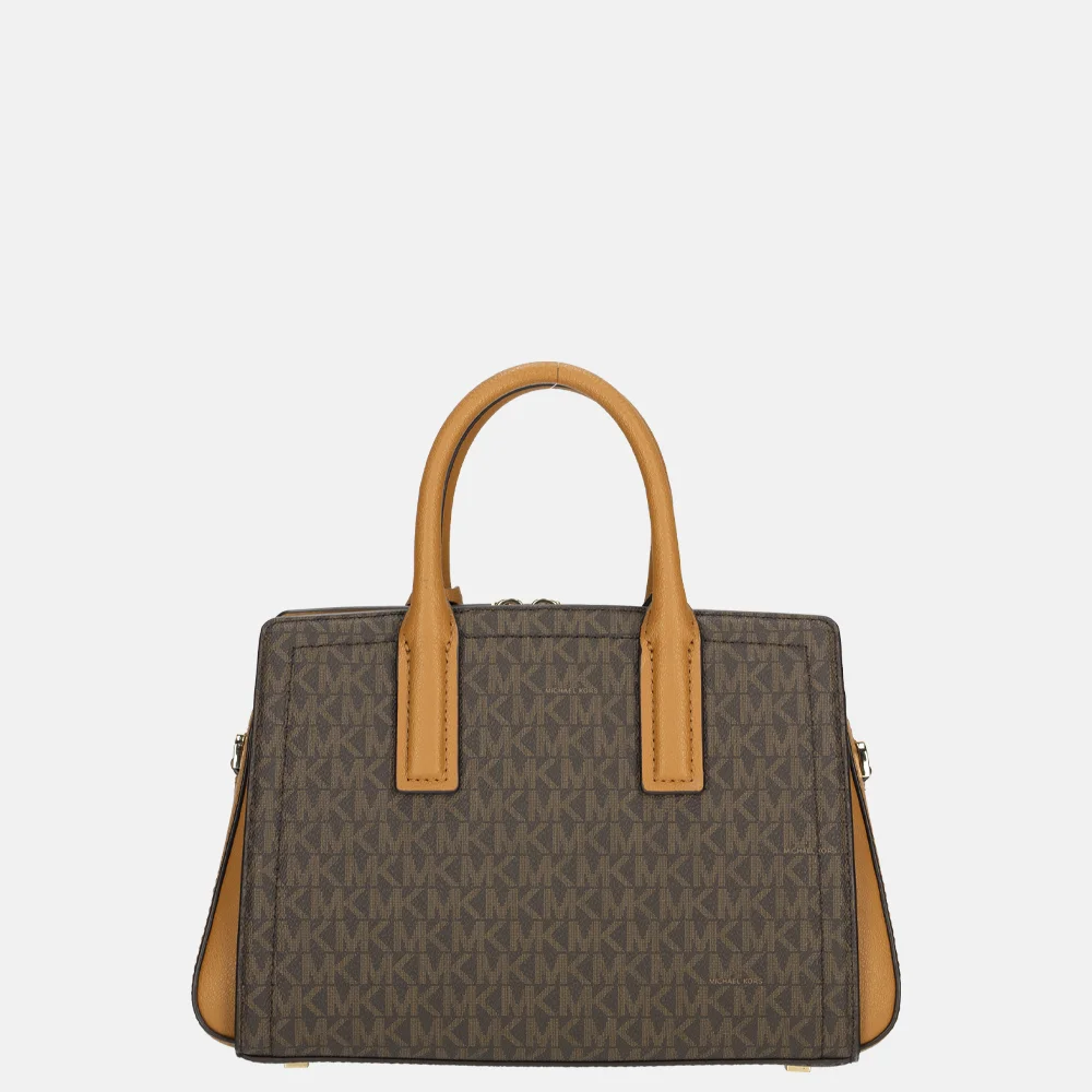 Michael Kors Laila handtas S brown/acorn bij Duifhuizen