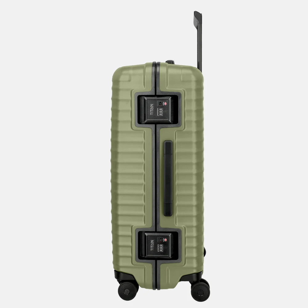 Titan Overseas reiskoffer 75 cm forest green bij Duifhuizen