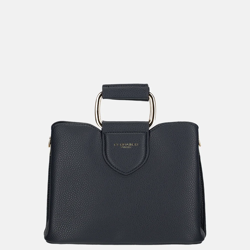 Flora & Co handtas S navy bij Duifhuizen
