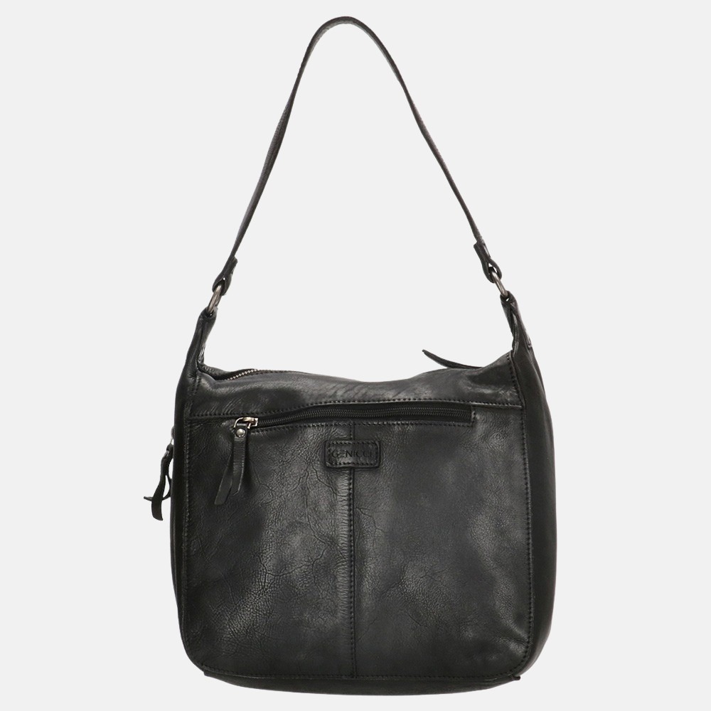 Genicci Thames schoudertas black bij Duifhuizen