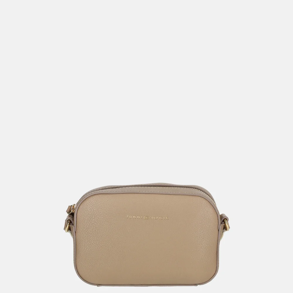 Tommy Hilfiger crossbody tas coastal taupe bij Duifhuizen