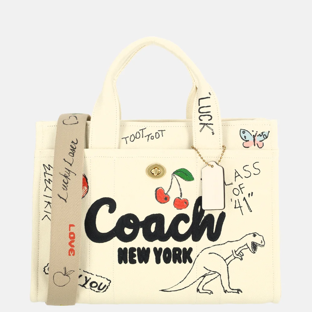 Coach Sketch print Cargo handtas M natural multi bij Duifhuizen