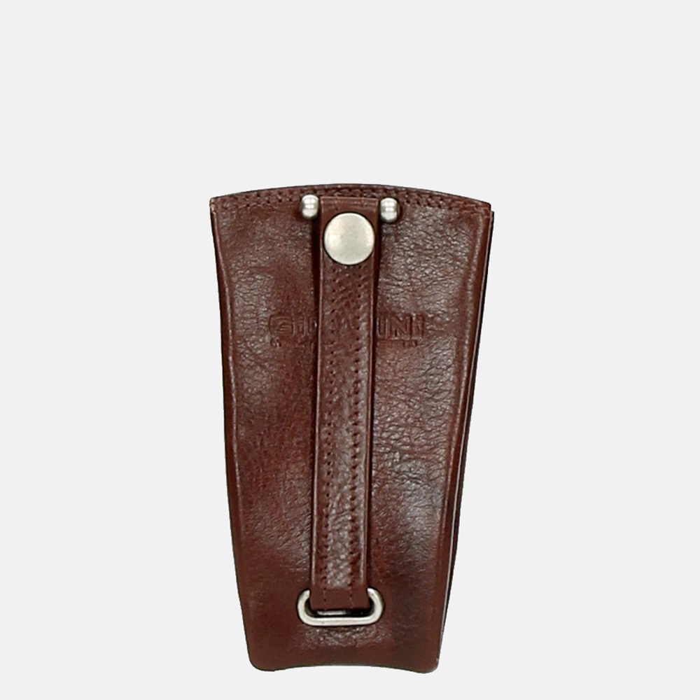Gio Gini klokmodel sleuteletui brown bij Duifhuizen