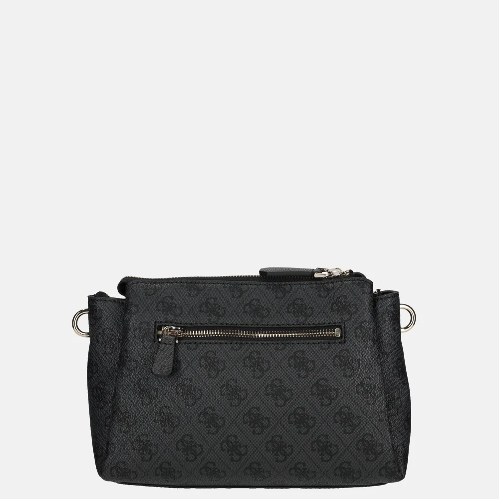 Guess Noelle crossbody tas coal logo bij Duifhuizen