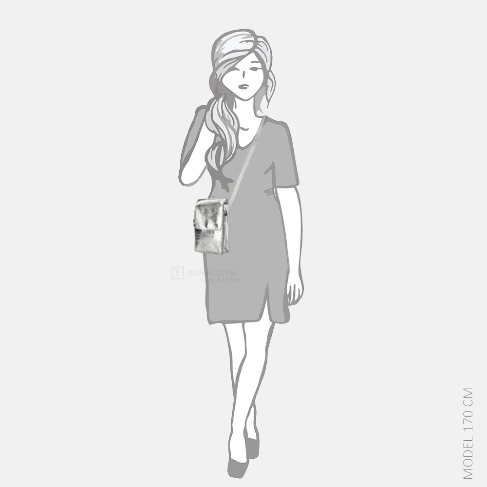 Bear Design Robbie telefoontas silver bij Duifhuizen