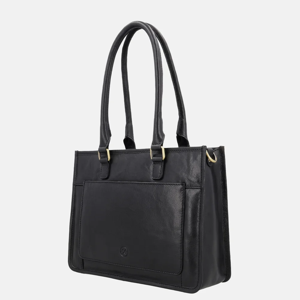 Hide & Stitches Jura handtas M zwart bij Duifhuizen