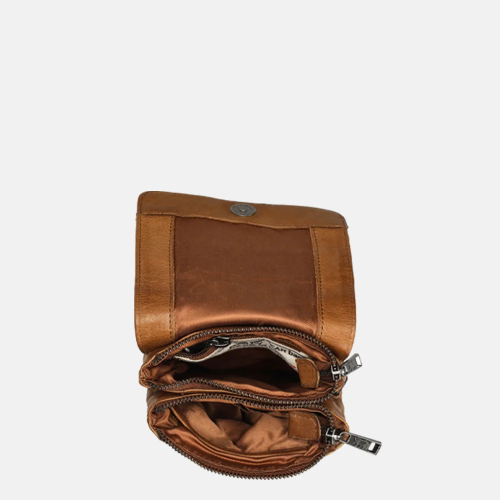 Bear Design crossbody tas cognac bij Duifhuizen