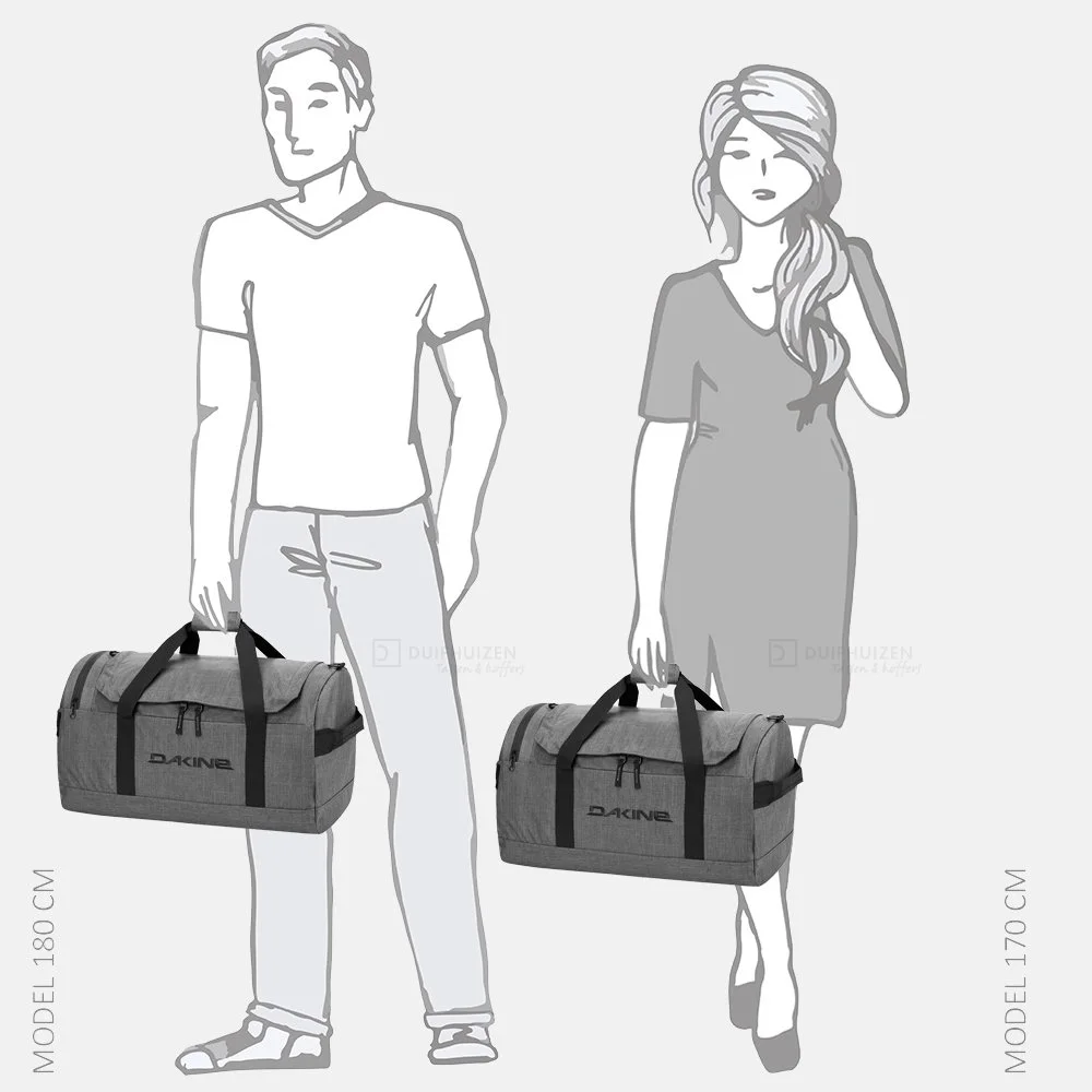 Dakine EQ Duffle weekendtas 50L carbon bij Duifhuizen