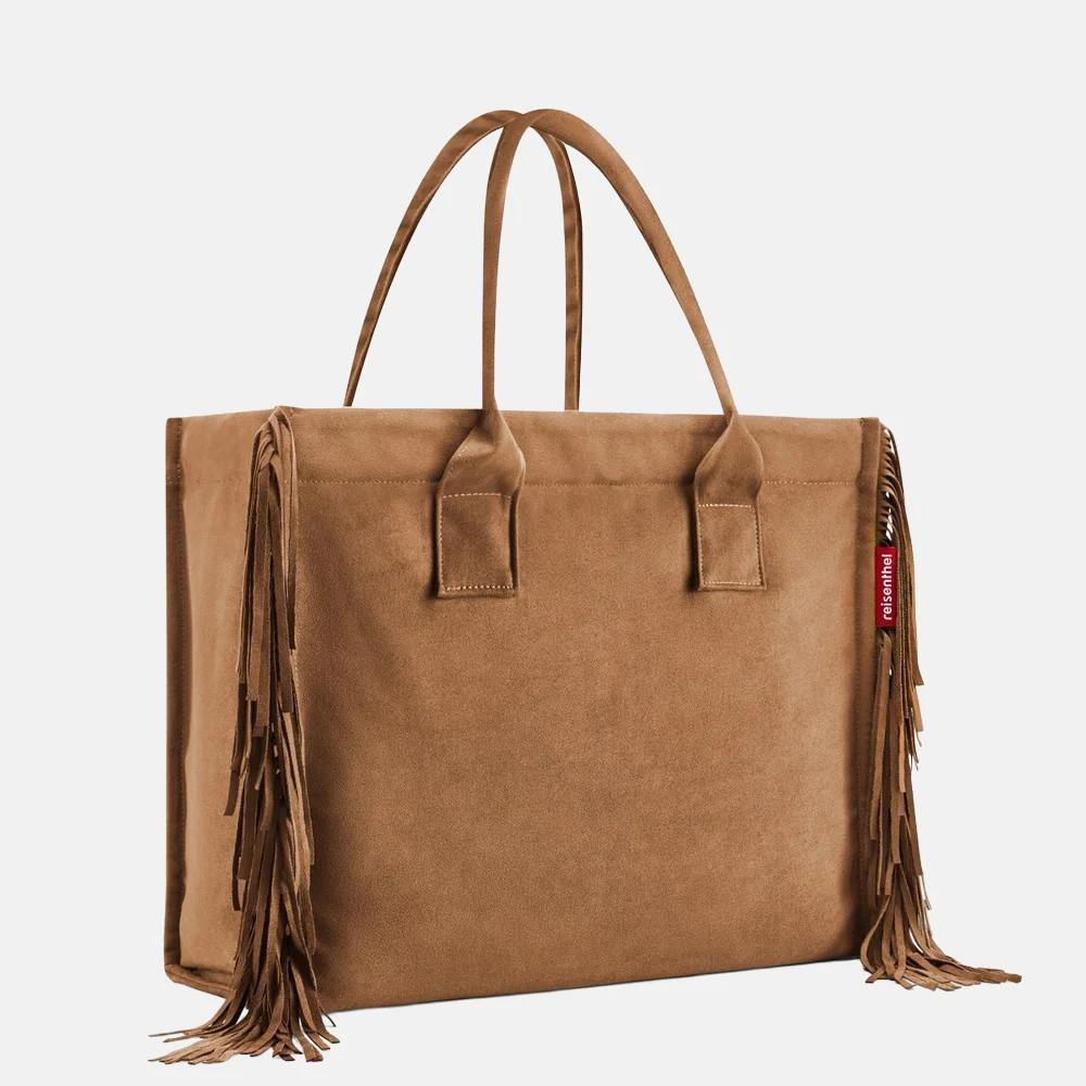 Reisenthel Daily Western shopper franjes cognac bij Duifhuizen