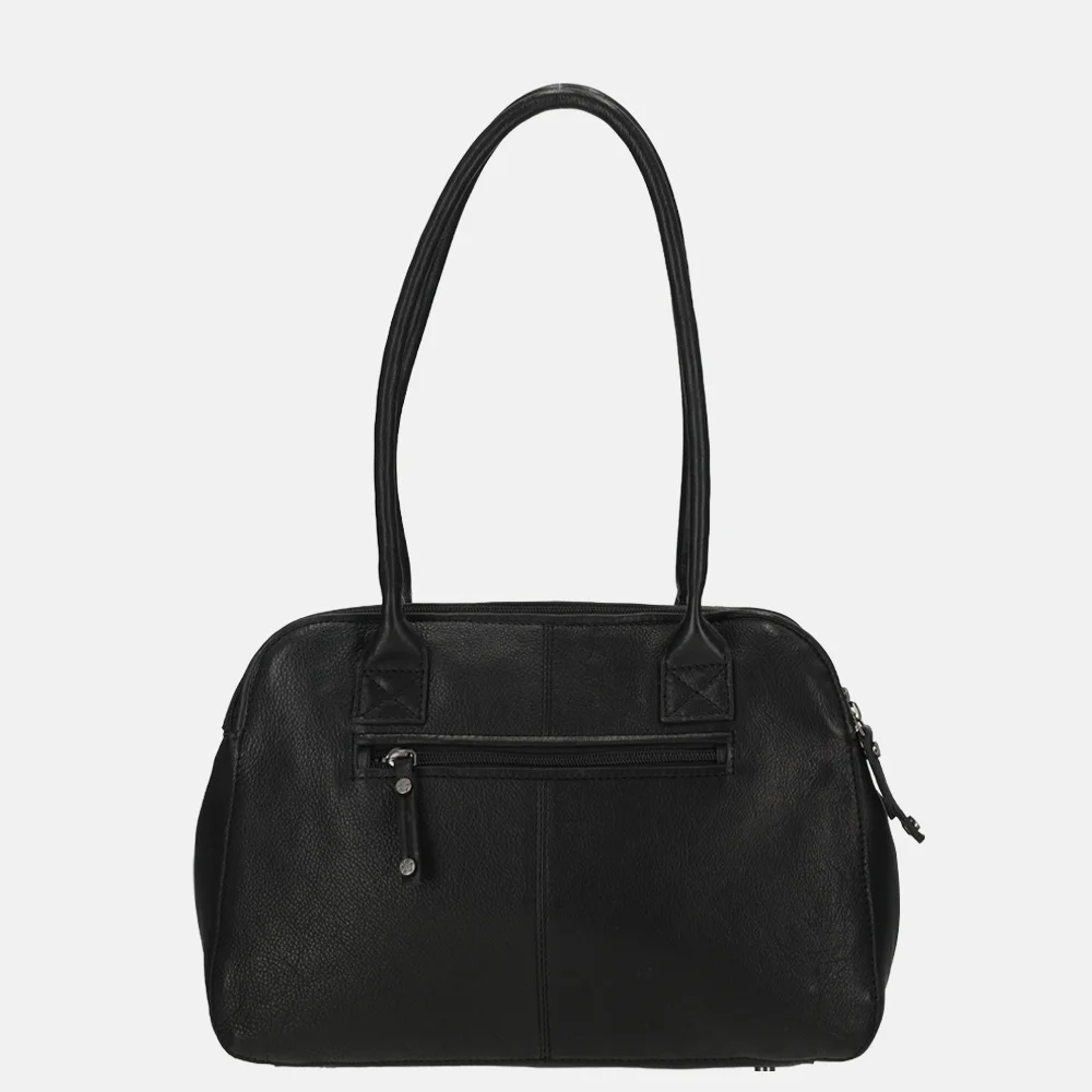 Berba Lucca schoudertas zwart bij Duifhuizen