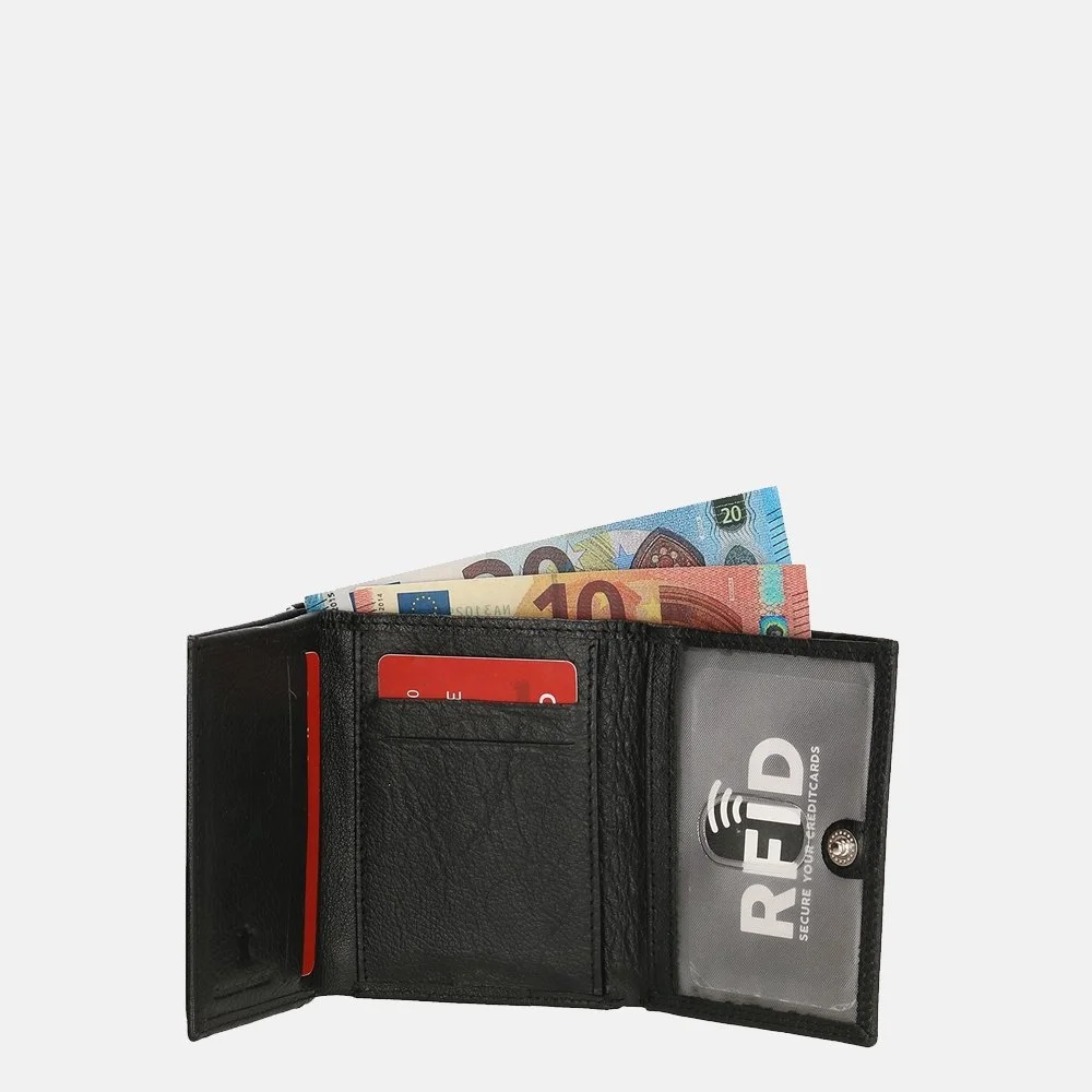 DD Exclusive portemonnee black bij Duifhuizen