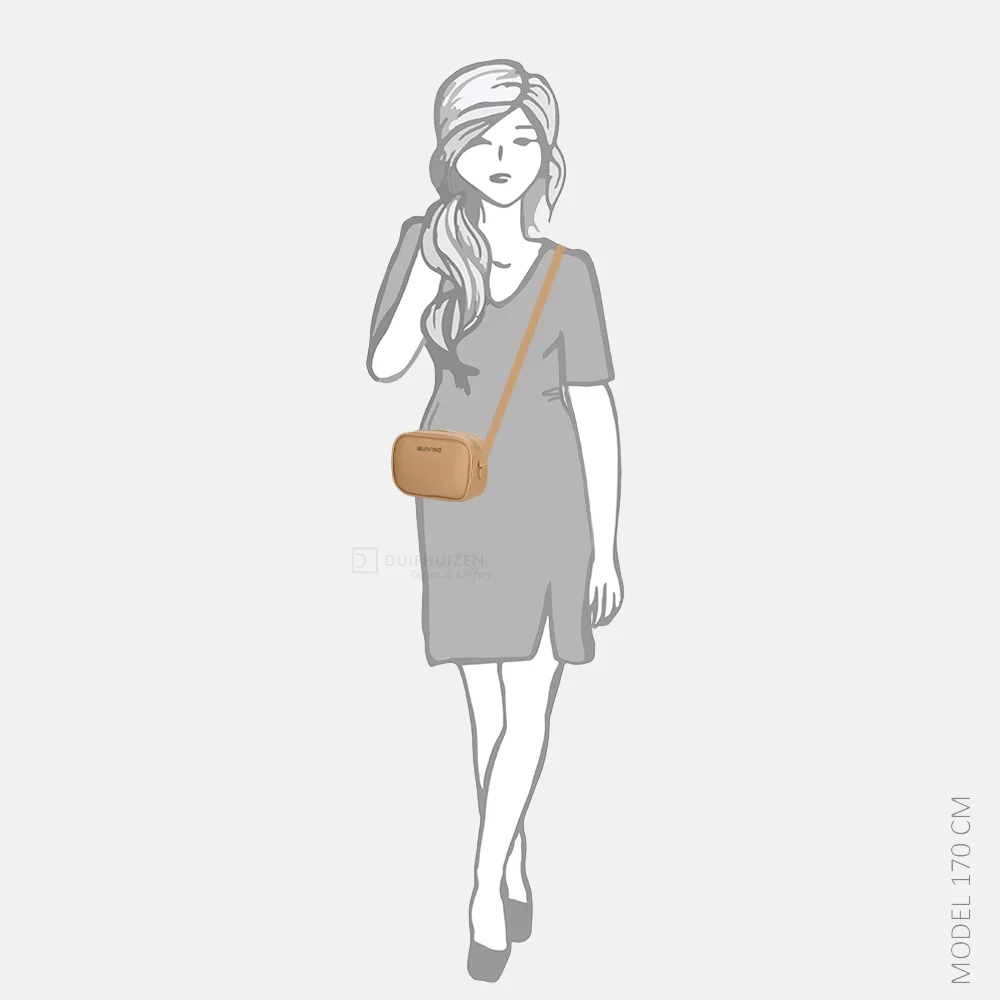 Valentino Bags Miramar crossbody tas beige bij Duifhuizen