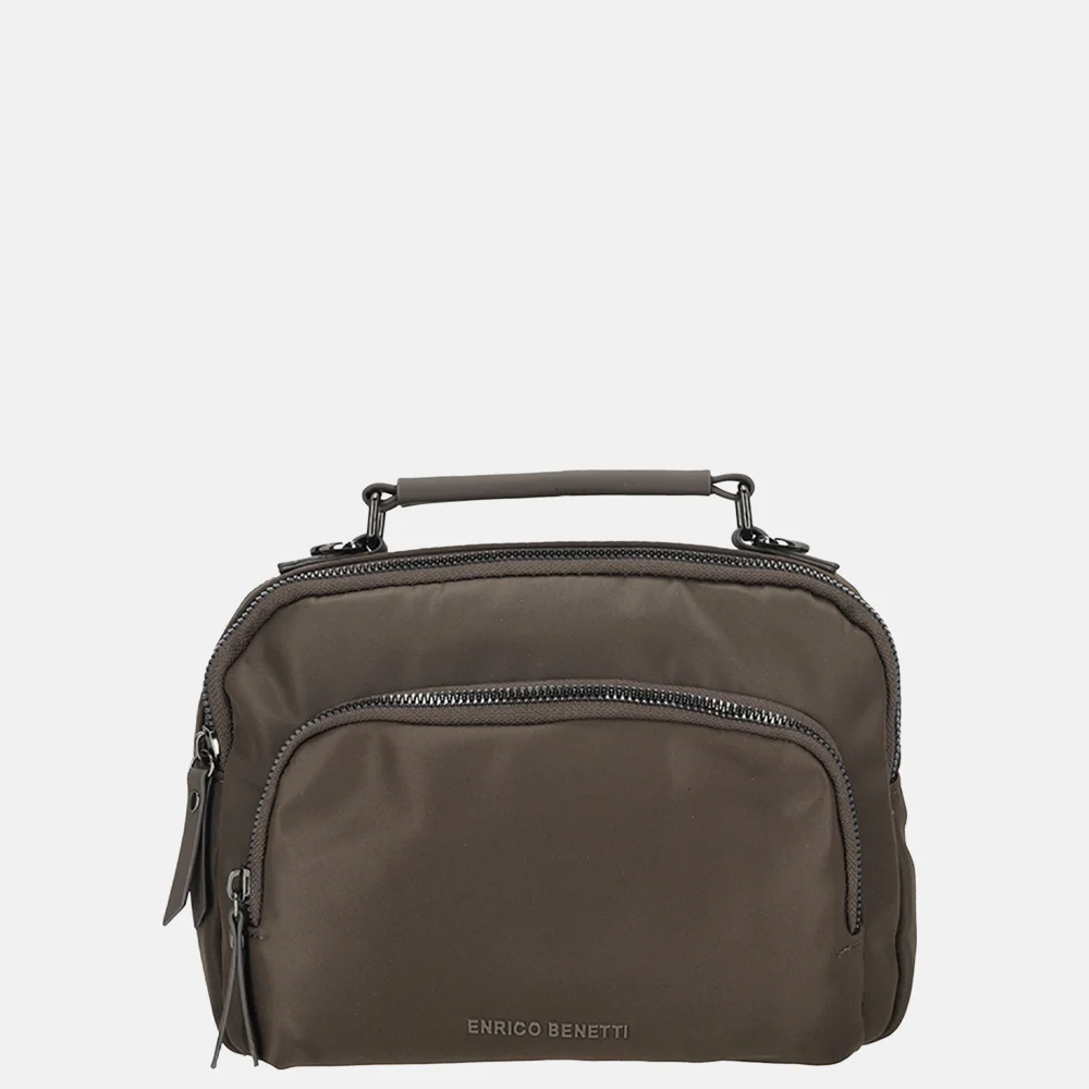 Enrico Benetti Caroline crossbody 3rits donkerbruin bij Duifhuizen