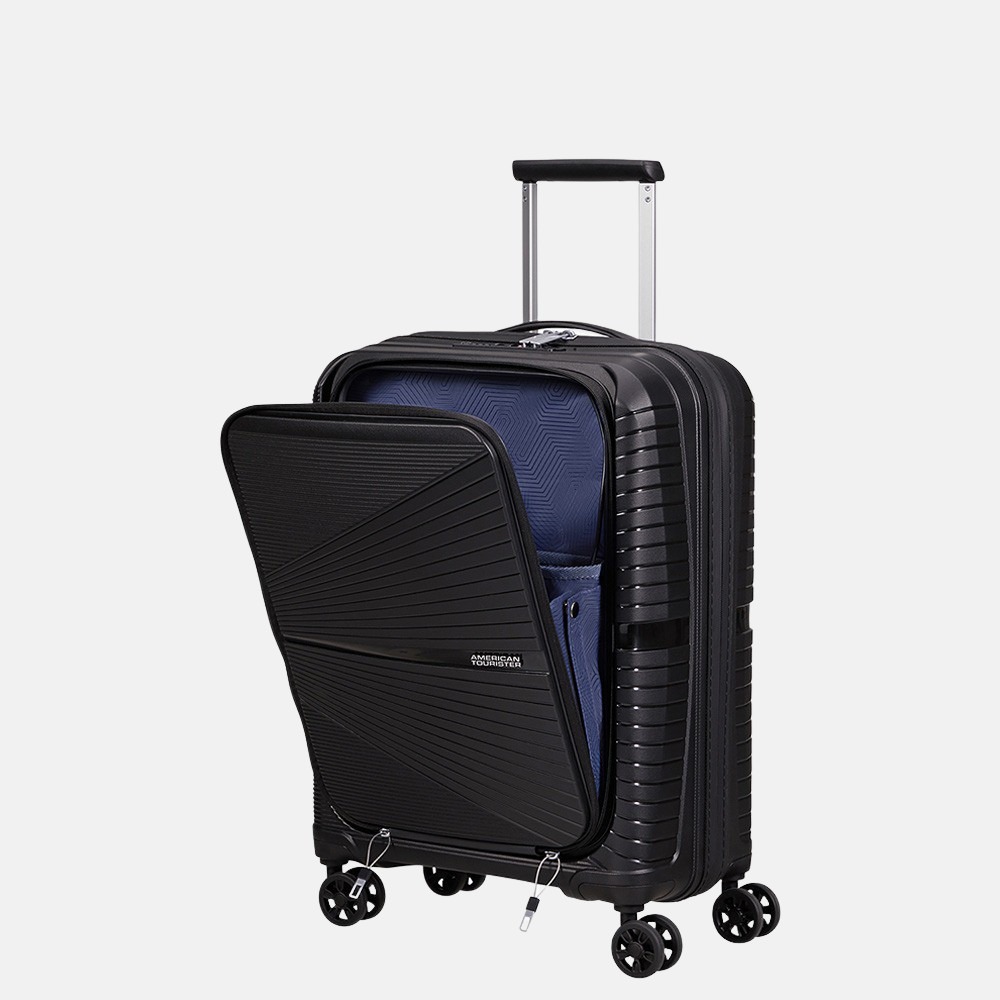 American Tourister Airconic handbagage koffer 55 cm onyx black bij Duifhuizen