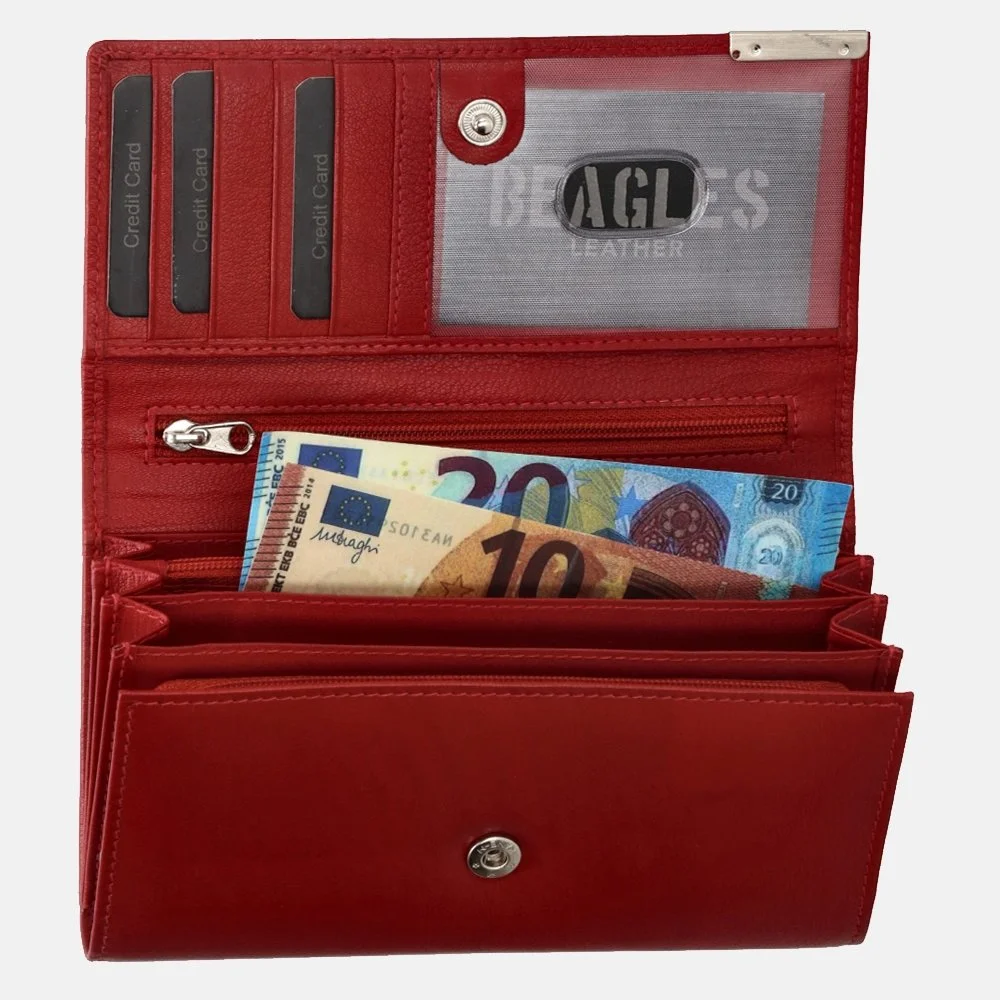 Beagles portemonnee rood bij Duifhuizen