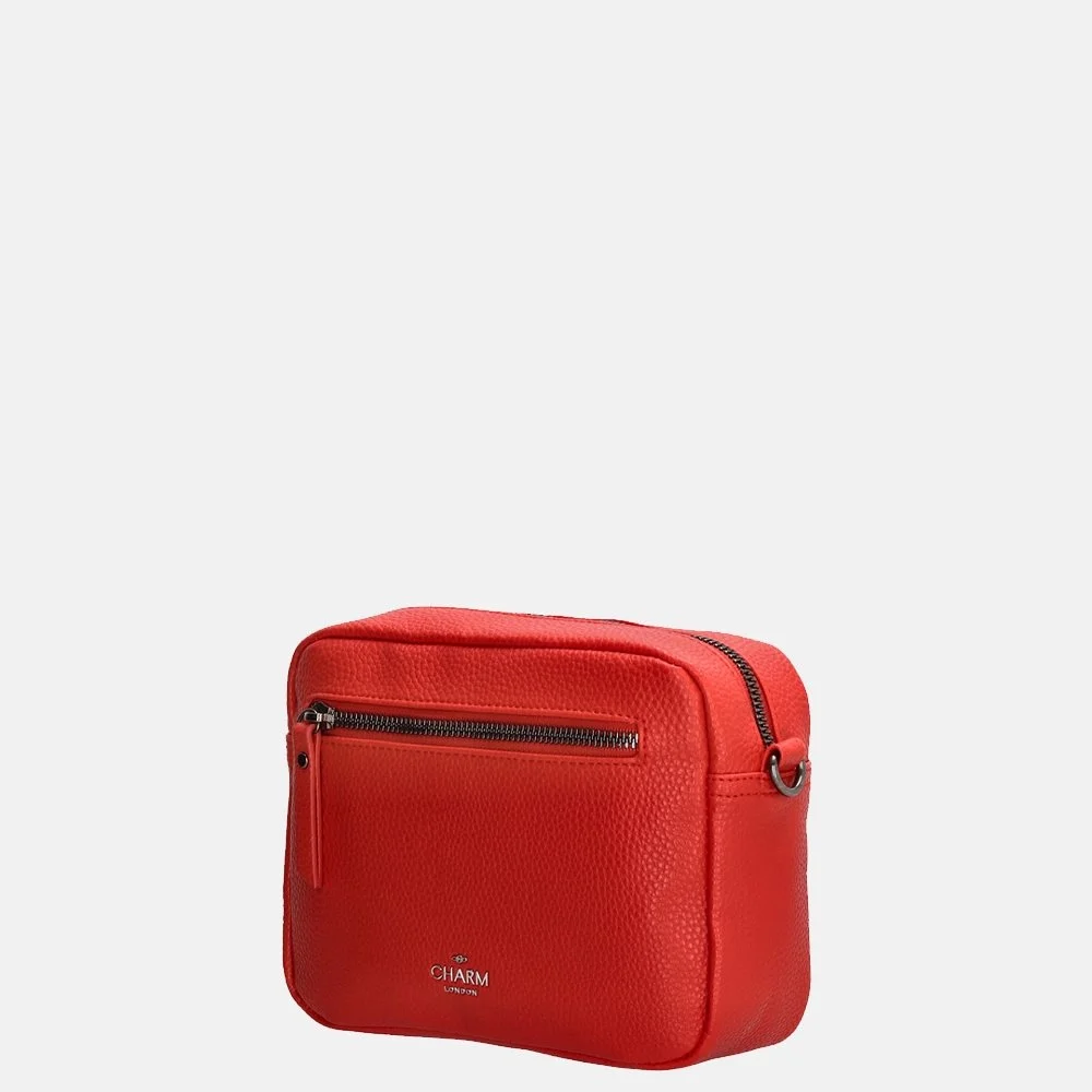 Charm London New York crossbody tas S rood bij Duifhuizen