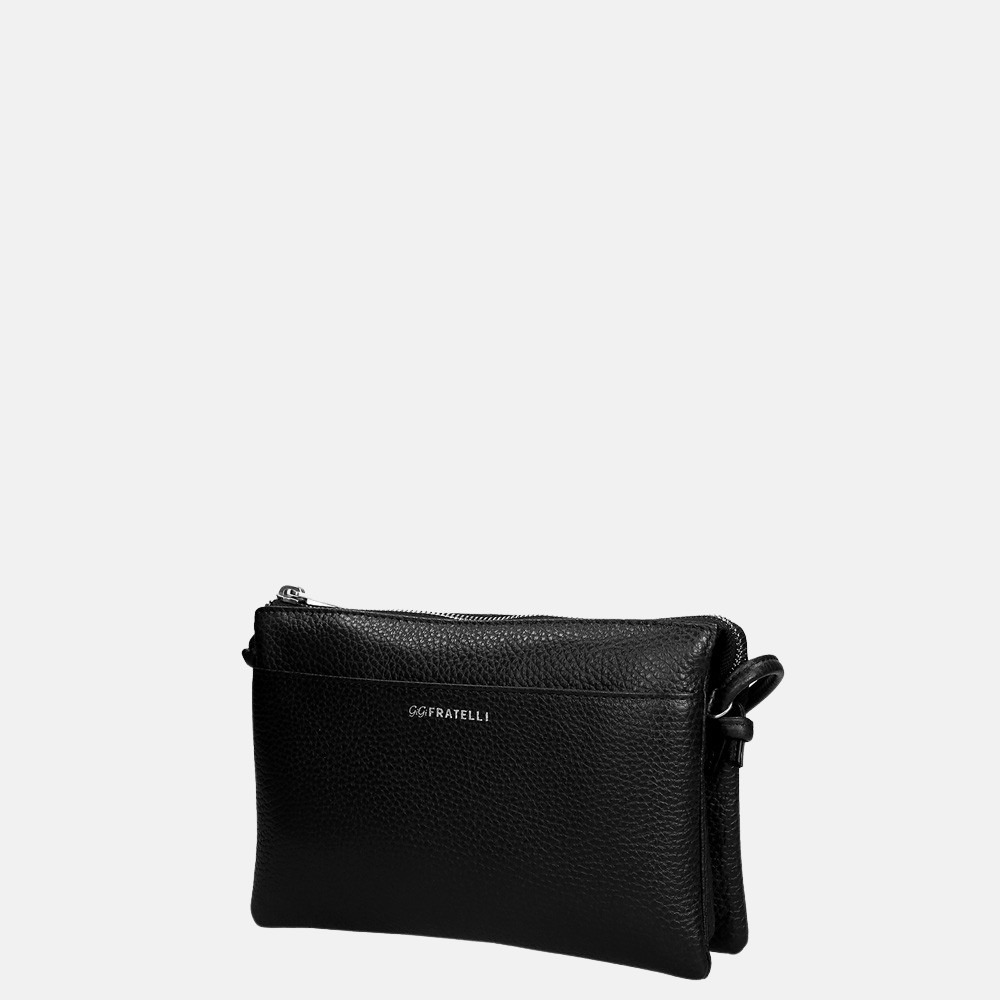 GiGi Fratelli Romance crossbody tas black bij Duifhuizen