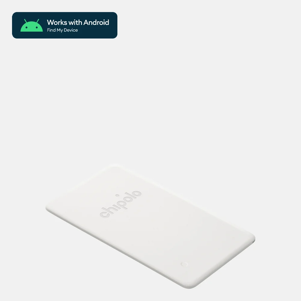Chipolo CARD Spot - Works with the Google Find My Network bij Duifhuizen