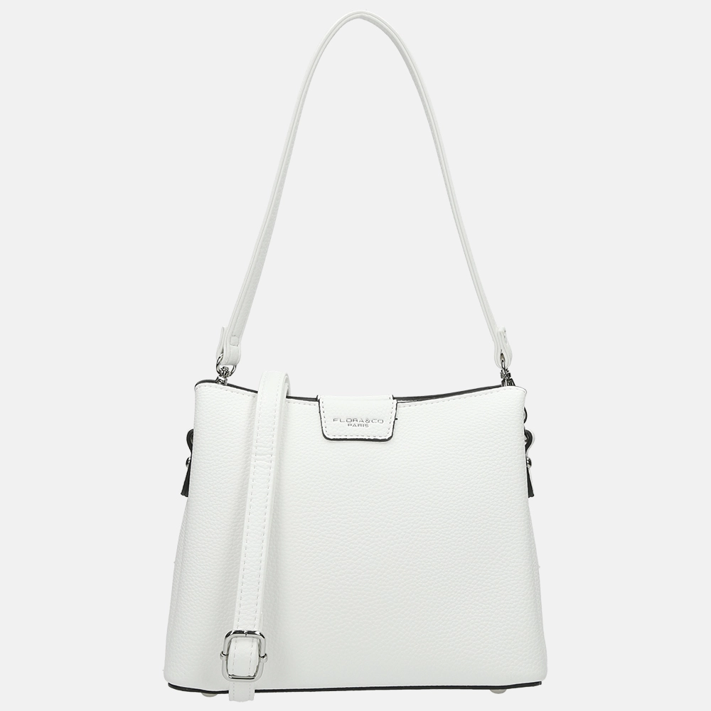 Flora & Co crossbody tas white bij Duifhuizen
