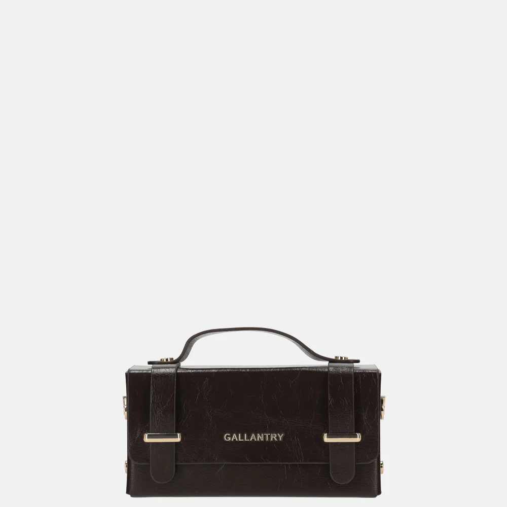 Firenze crossbody tas lak coffee bij Duifhuizen