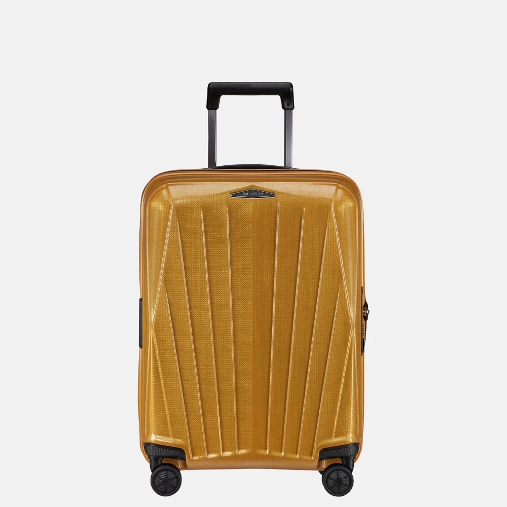 Samsonite Major-Lite handbagage koffer 55 cm Saffron Yellow bij Duifhuizen