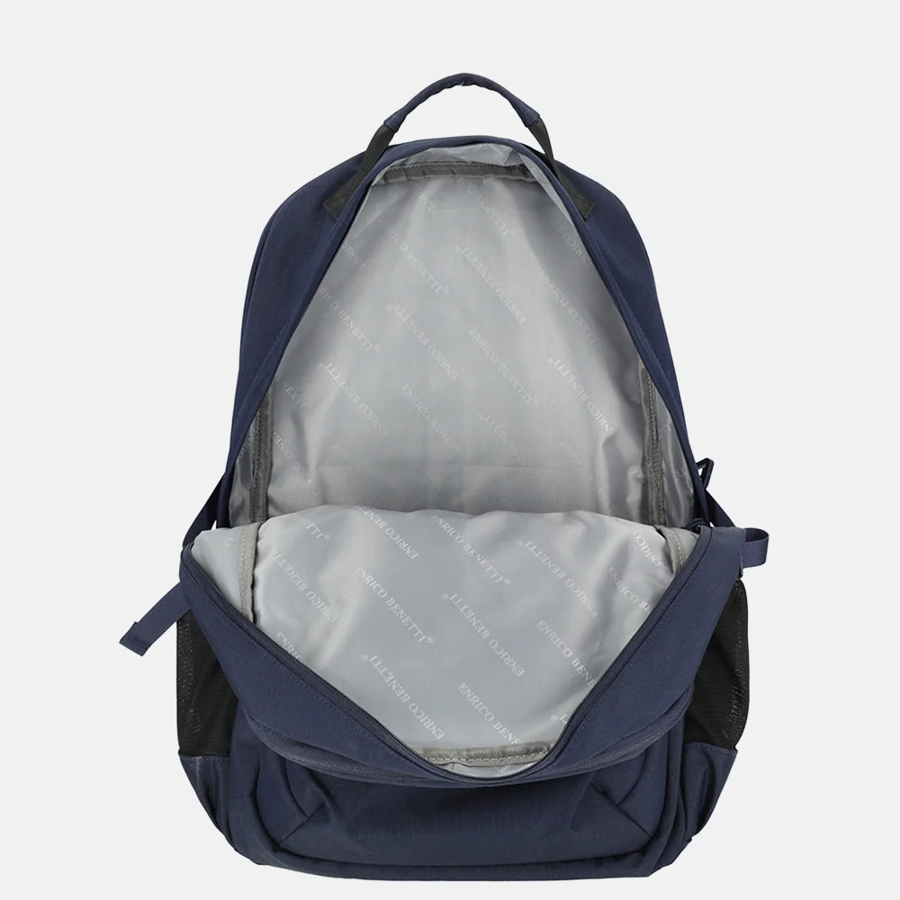 Enrico Benetti Luzern rugzak 17 inch blauw bij Duifhuizen