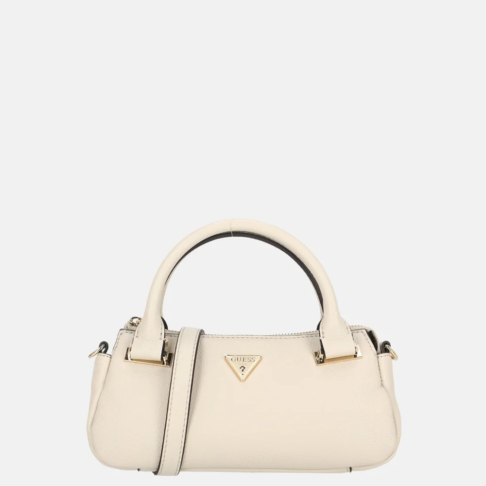 Guess Evie mini satchel handtas light taupe