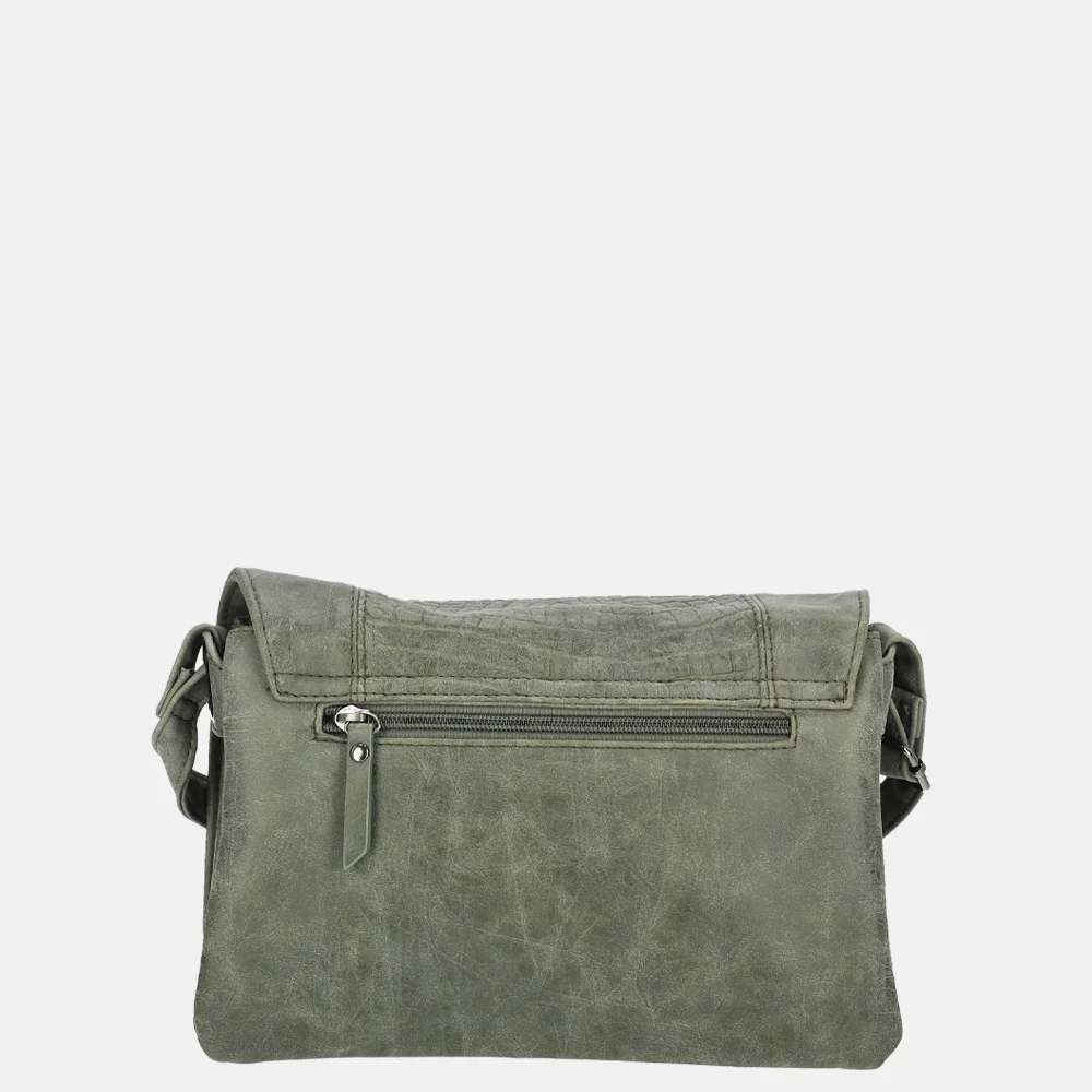 Enrico Benetti Josie crossbody tas olijfgroen bij Duifhuizen