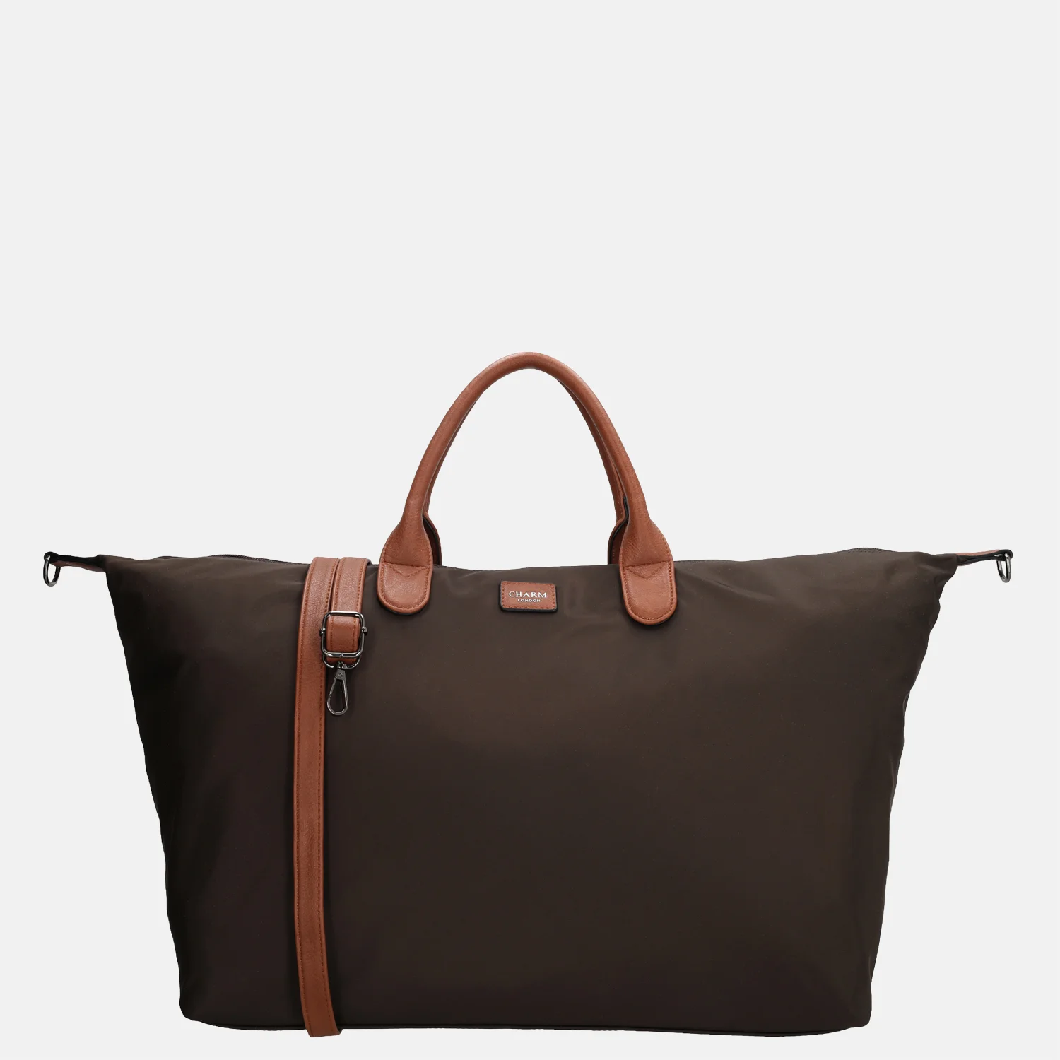 Charm London Buckingham weekendtas donkerbruin