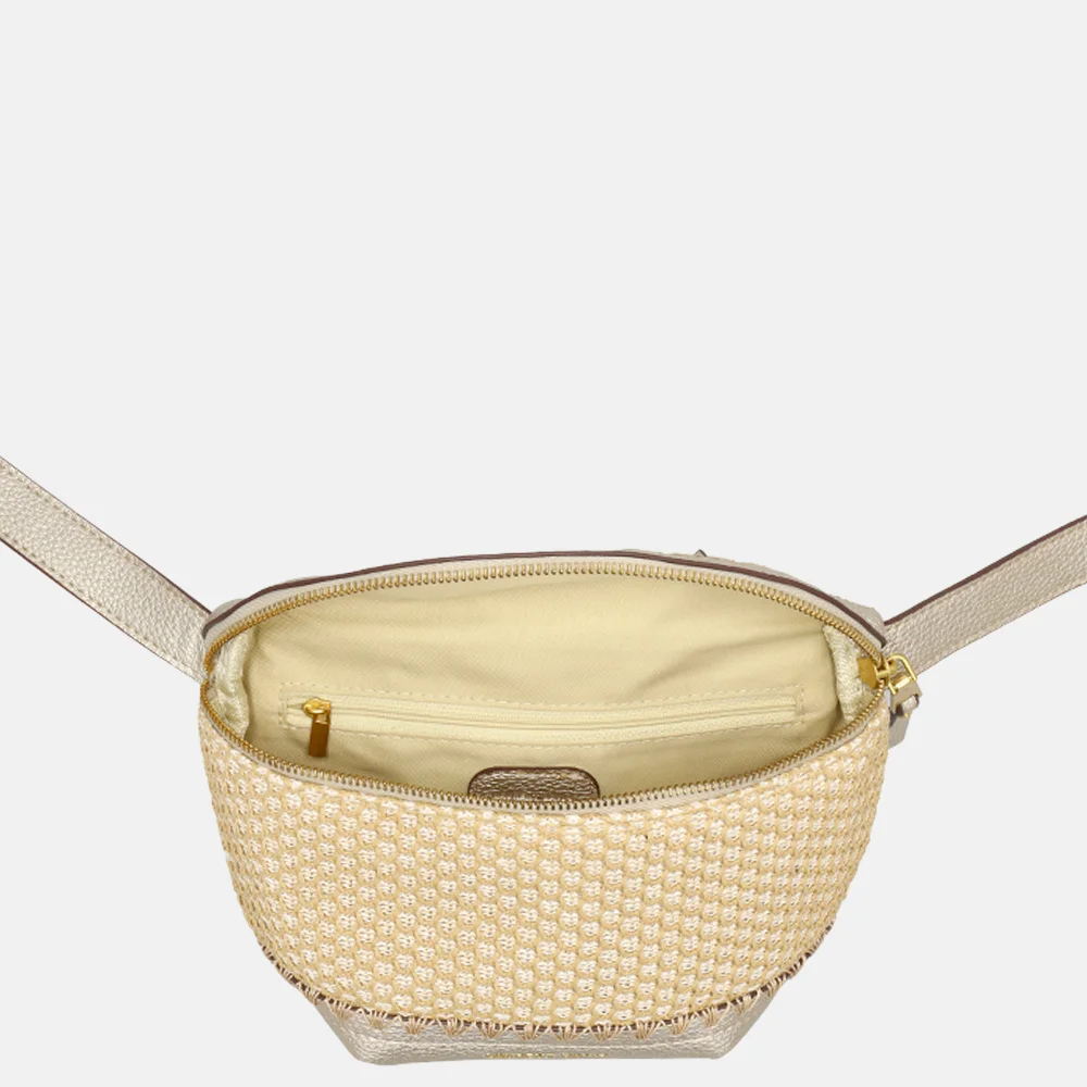 Laurent David Rosa heuptas raffia gold bij Duifhuizen