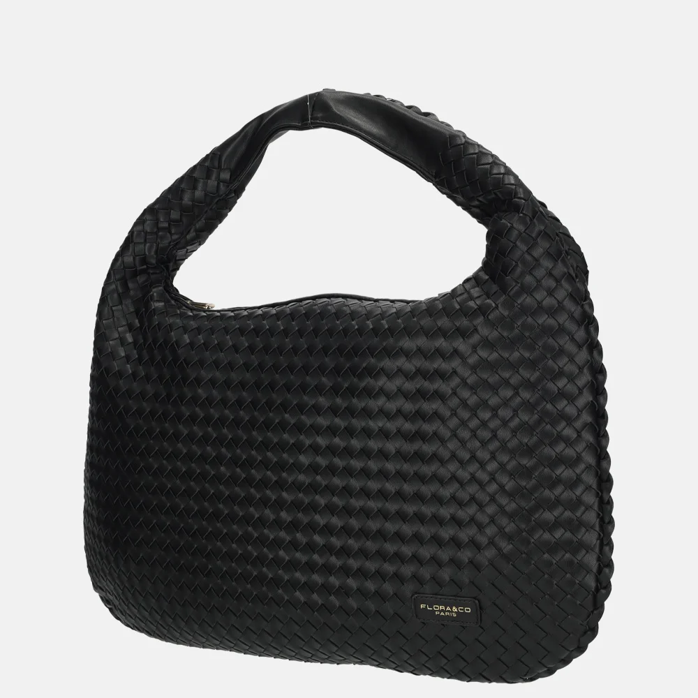 Flora & Co buideltas vlechtwerk black bij Duifhuizen