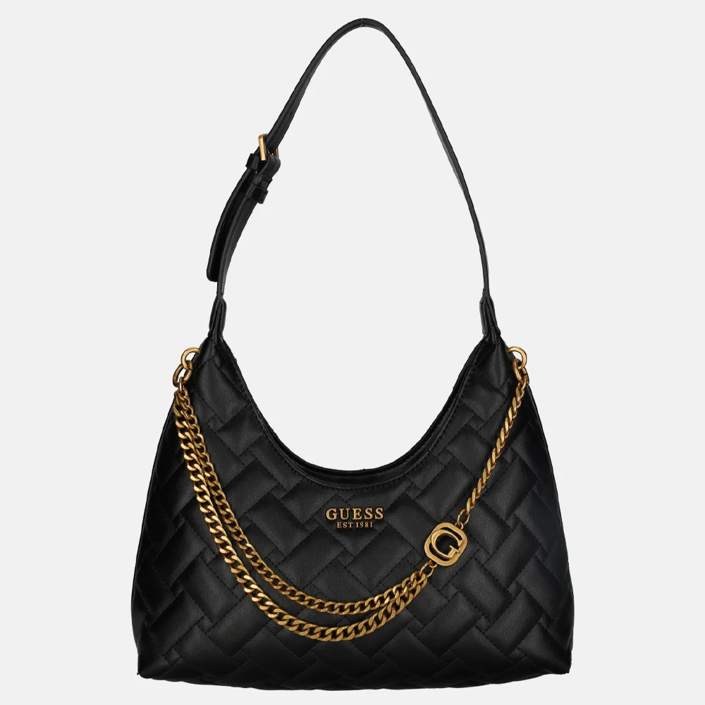 Guess Gracelynn hobo schoudertas black bij Duifhuizen