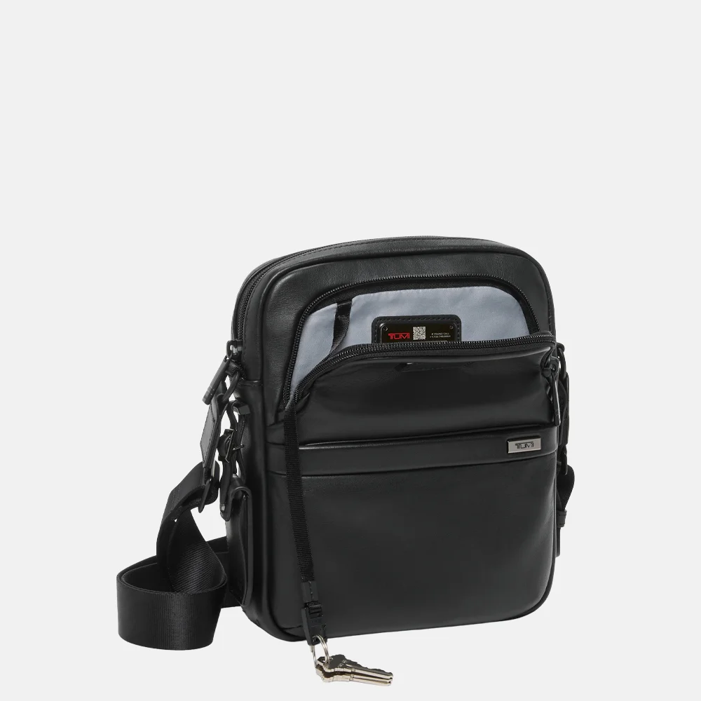 Tumi Alpha medium crossbody tas M black bij Duifhuizen