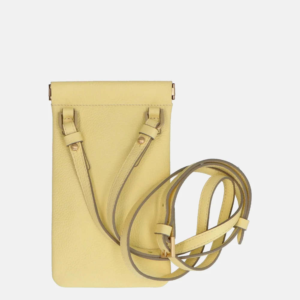 Loulou Essentiels Mia telefoontas sorbet yellow bij Duifhuizen