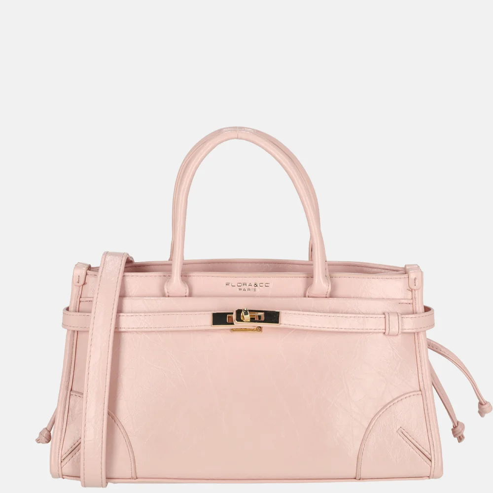 Flora & Co handtas lak rose
