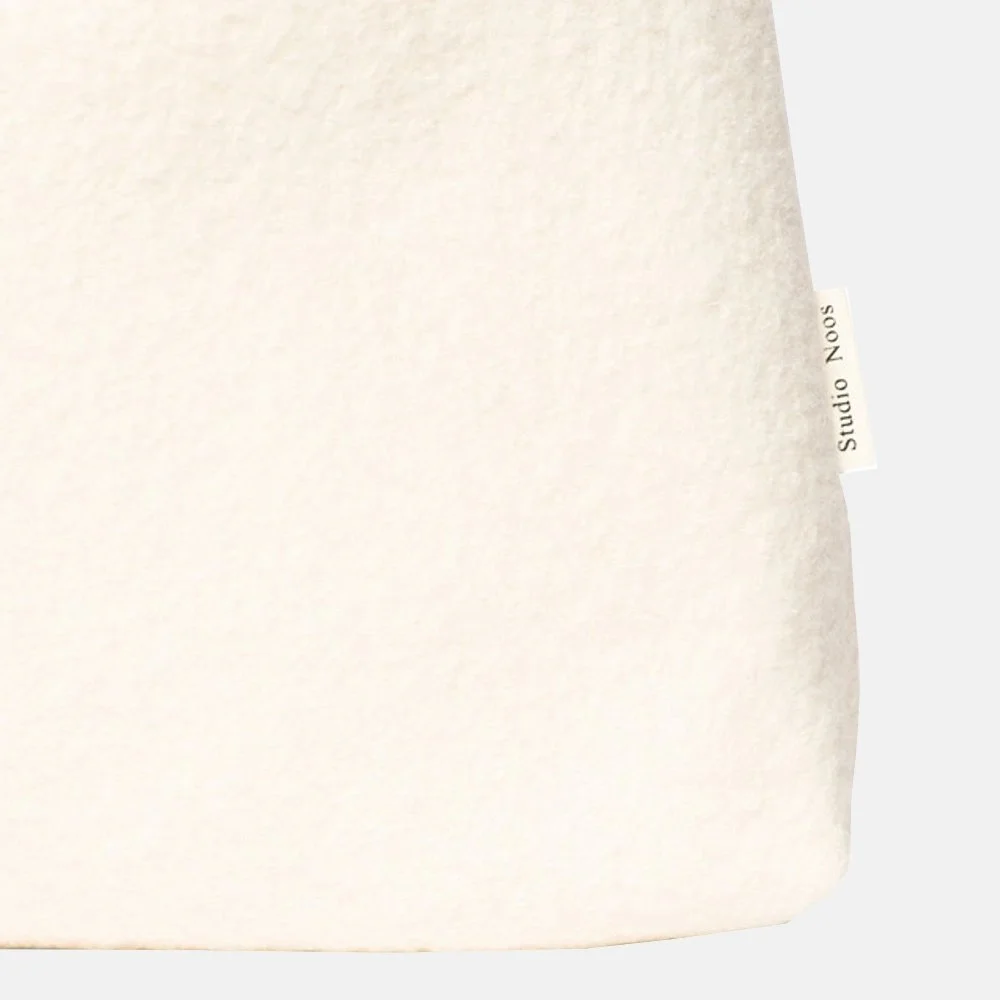 Studio Noos Wool Mom-Bag shopper off white bij Duifhuizen