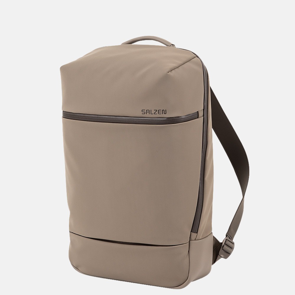 Salzen Savvy rugzak 15.6 inch hammada brown bij Duifhuizen