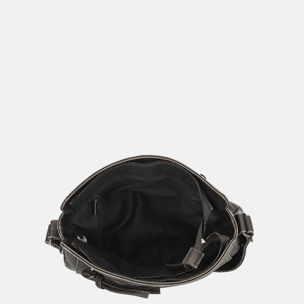 Enrico Benetti Harper crossbody tas donkerbruin bij Duifhuizen