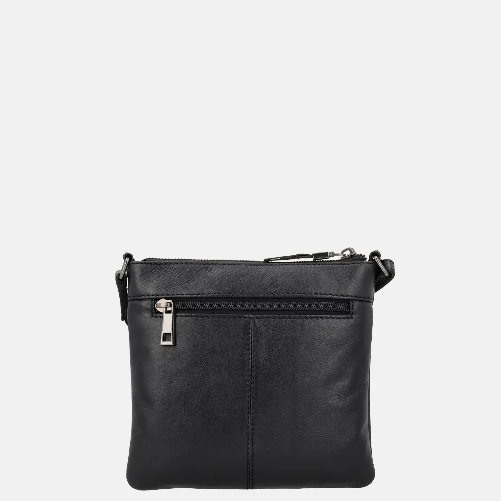 Hide & Stitches Porto crossbody tas zwart bij Duifhuizen