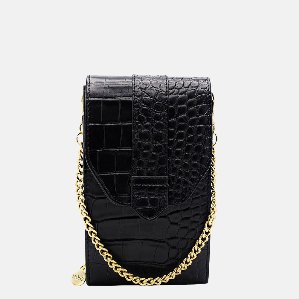 MŌSZ Phone-bag telefoontas croco black/gold
